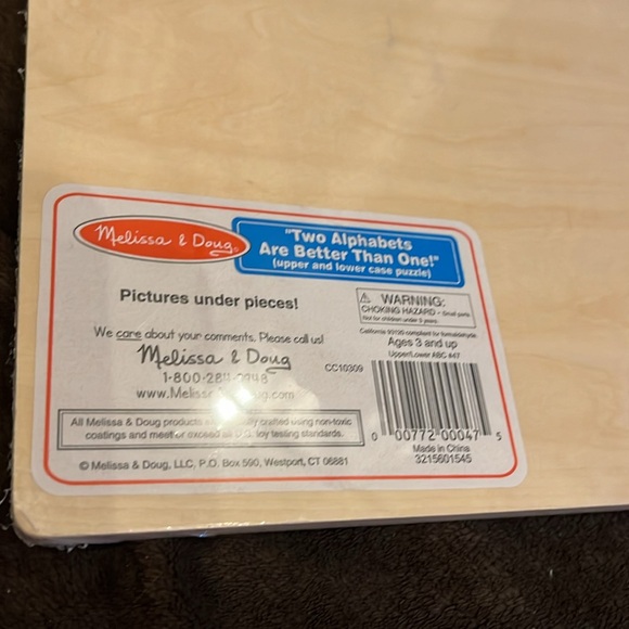 NIP MELISSA & DOUG 2 Alphabets Are Better Than 1 Upper & Lowercase ABC Puzzle - Picture 2 of 7